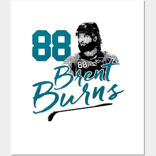 Brent Burns Seattle Ice Posters and Art